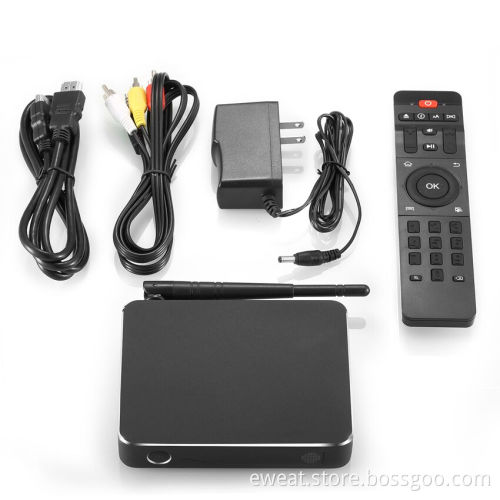 The newest android tv box with passthrough PVR function 4k hd media player R9mini